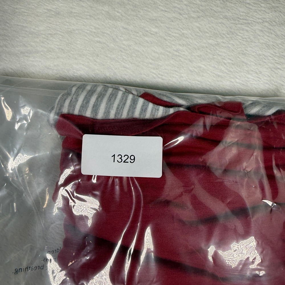 Gameday Couture Arkansas Razorbacks Womens Large Ringer Tee Shirt Red Gray - Picture 6 of 6